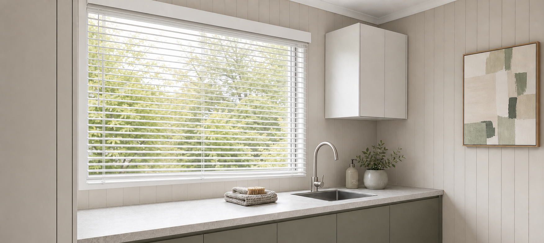 25mm Aluminium Venetian Blinds – Finish Sample